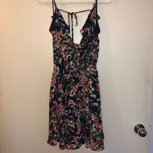 Lulus printed wrap dress